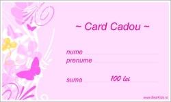 Card Cadou Silver BestKids